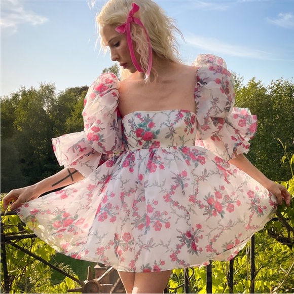 The Doll’s House Marie Puff Dress by Fanciful Doll, UK 14/US M-L - Picture 1 of 6